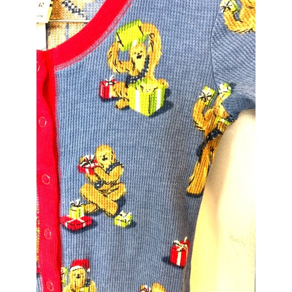 Munki Munki X Star Wars Christmas Chewbacca Fitted One-piece Pajamas Size 10 - Picture 4 of 4